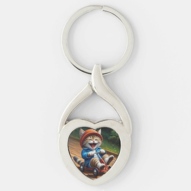 Chaveiro Desenho de gato (Frente)