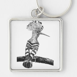 Chaveiro Desenho de Hoopoe