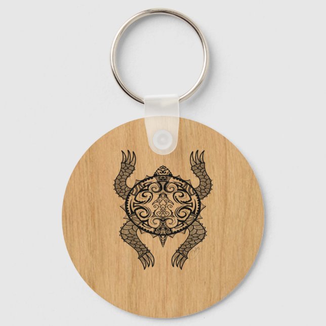Chaveiro Desenho de Tartaruga (Frente)