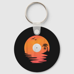 Chaveiro Desenho de Turntables de Praia do Registro de Vini