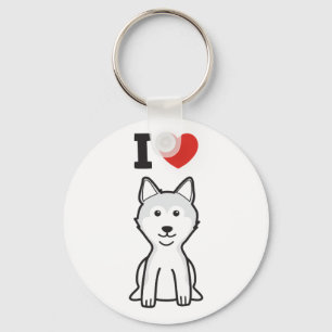 Chaveiro Desenhos animados do cão de Shiba Inu