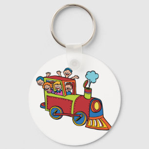 Chaveiro Desenhos animados dos cavaleiros de trem