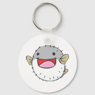 Chaveiro Desenhos animados felizes dos Pufferfish