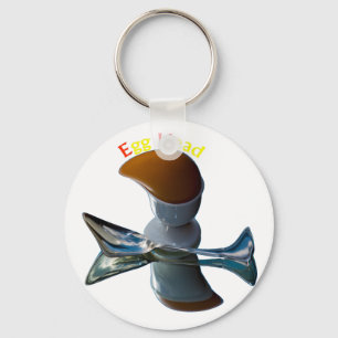 Chaveiro Desenhos Excêntricos de Cabeça de Ovo