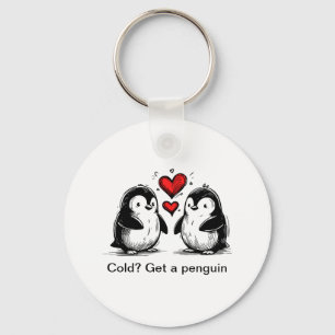 Chaveiro Desfile de Amor de Pinguins