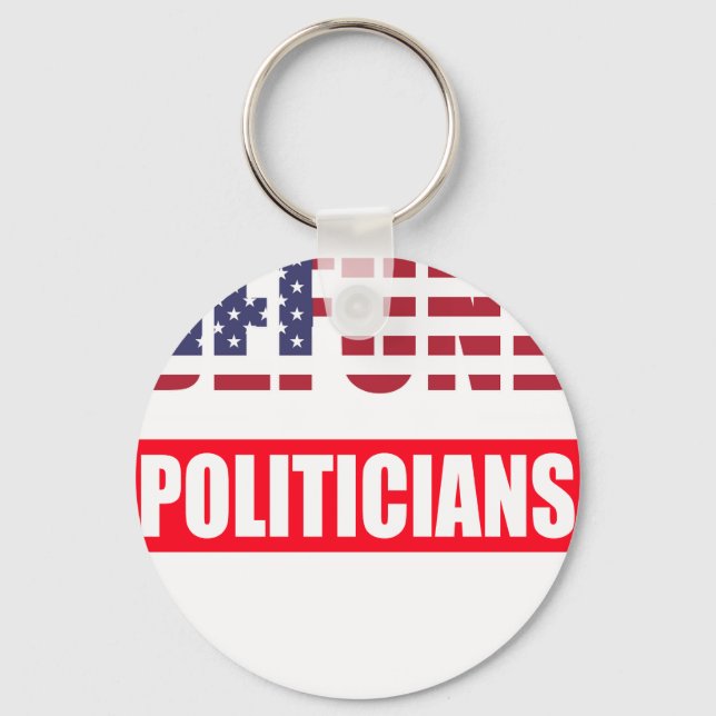 Chaveiro Desfinanciar Políticos (Frente)
