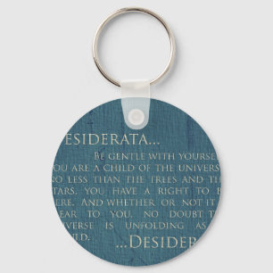 Chaveiro Desiderata em canvas