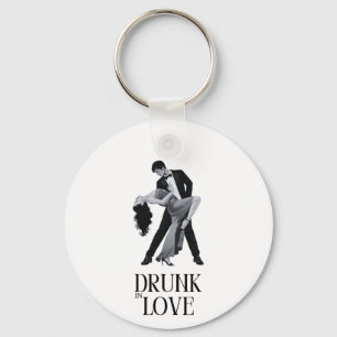 Chaveiro Design Bêbado de Amor Casal Dançando Noiva