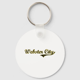 Chaveiro Design clássico de Iowa da cidade de Webster