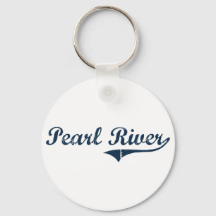 Chaveiro Design clássico de Pearl River New York