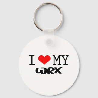 Chaveiro Design Clássico "I Love My WRX"