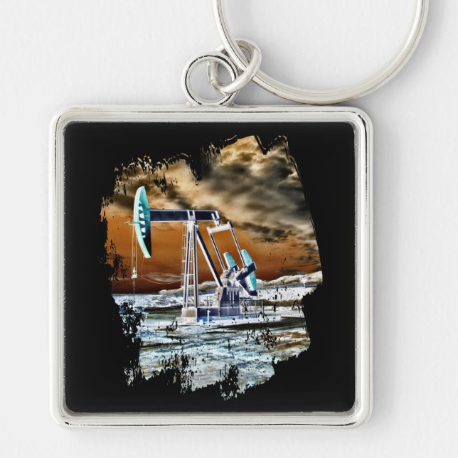 Chaveiro Design colorido da unidade de bombeamento (Frente)