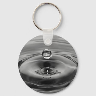 Chaveiro Design da arte do movimento lento da gota da água