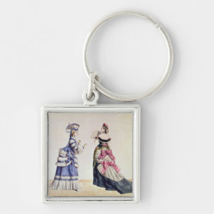 Chaveiro Design da forma para mulheres dos 1860's
