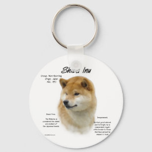 Chaveiro Design da história de Shiba Inu