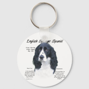 Chaveiro Design da história do Spaniel de Springer inglês