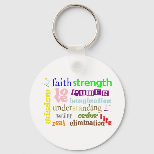 Chaveiro design de 12 alimentação (Frente)