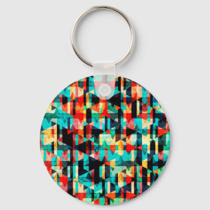 Chaveiro Design de abstrato brilhante colorido