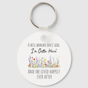 Chaveiro Design de aposentadoria para mulheres - Inspiração
