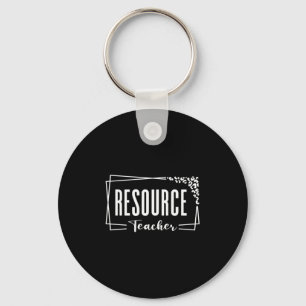 Chaveiro Design De Apreciação De Professores De Recursos Pa