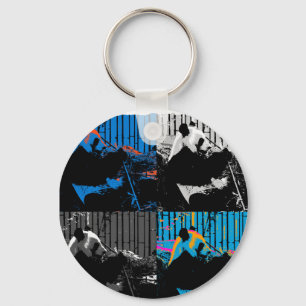 Chaveiro Design de Arte Moderna com Urso Panda
