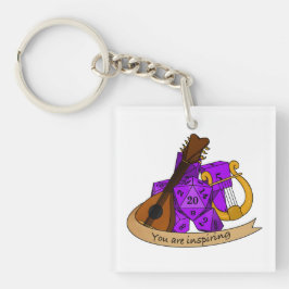 Chaveiro Design de Bard Dice