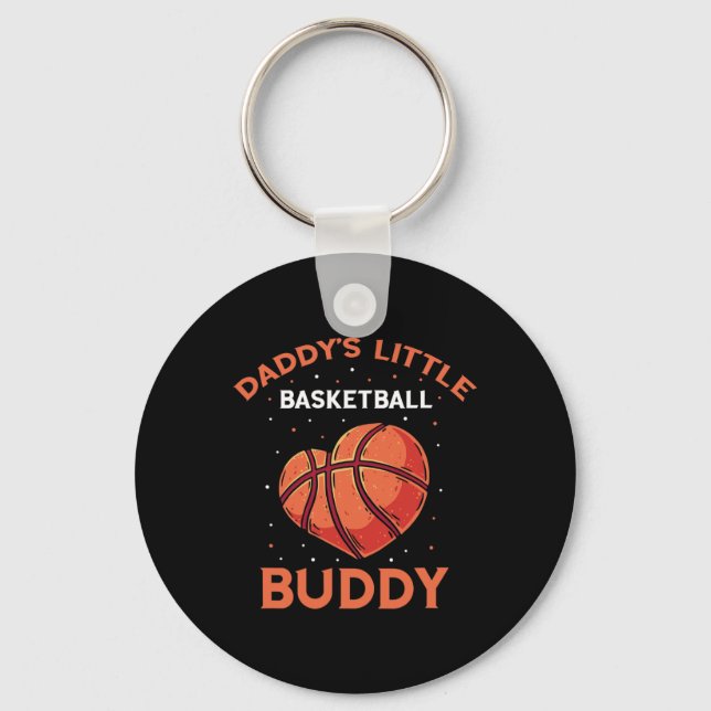 Chaveiro Design de basquete - Menina Que Ama Basquete E (Frente)