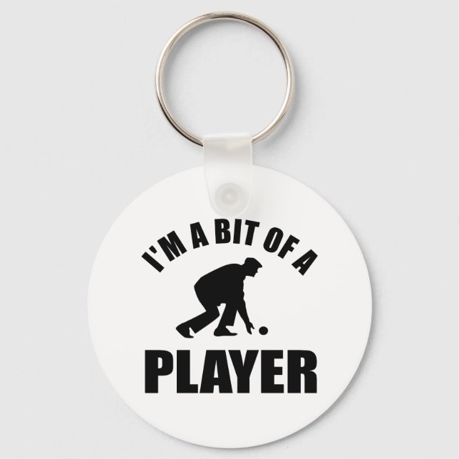 Chaveiro design de boliche legal (Frente)