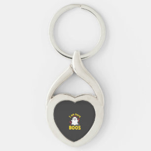 Chaveiro Design de Boos de Vinho de Fantasma de Halloween