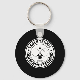 Chaveiro design de borboleta tênis de mesa de tênis de mesa