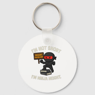 Chaveiro Design de Boxe de Artes Marciais de Ninja Engraçad