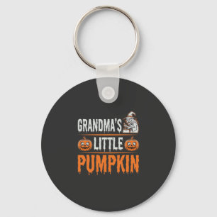 Chaveiro Design de Bruxa de Halloween da Pequena Abóbora da