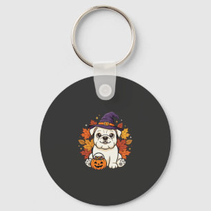 Chaveiro Design de cachorro de abóbora de Halloween de Bull