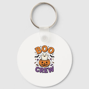 Chaveiro Design de Camisa de Halloween Abóbora Fantasma Fof