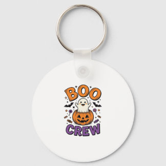 Chaveiro Design de Camisa de Halloween Abóbora Fantasma Fof
