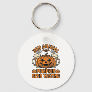 Chaveiro Design de Camisa de Halloween Vintage de Prova de 