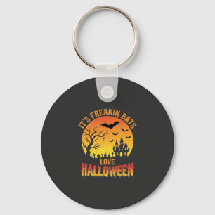 Chaveiro Design de Castelo Assombrado de Halloween que os M