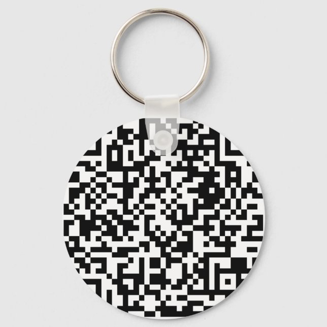 Chaveiro Design de código QR (Frente)