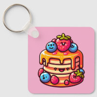 Design de Comida de café da manhã de Kawaii Pancak