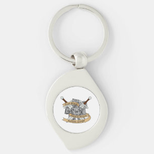 Chaveiro Design de Dice de Combatente
