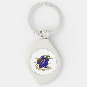 Chaveiro Design de Dice do Assistente