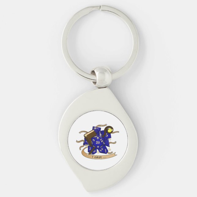 Chaveiro Design de Dice do Assistente (Frente)