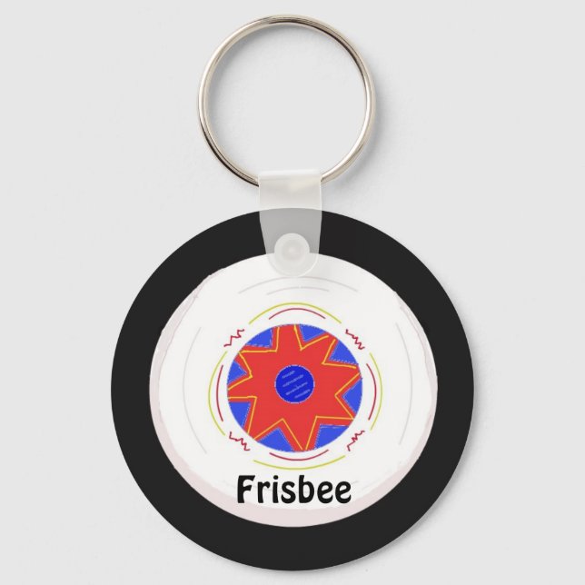 Chaveiro Design de Frisbee legal (Frente)