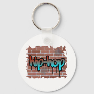 Chaveiro design de grafite hip hop