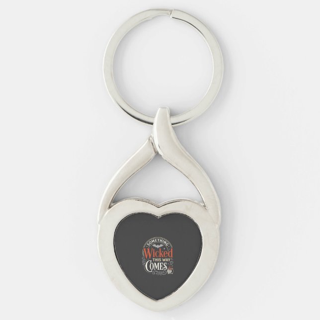 Chaveiro Design de Halloween Wicked This Way Comes_1 (Frente)