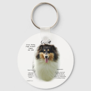Chaveiro Design de História de Collie