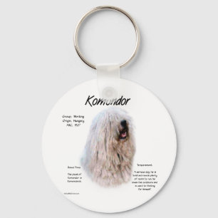 Chaveiro Design de História do Komondor