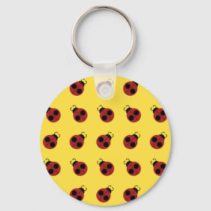 Chaveiro Design de Ladybug Colorido