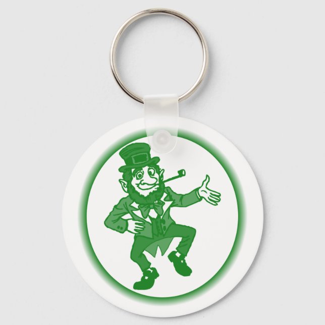 Chaveiro Design de "leprechaun" bonito (Frente)