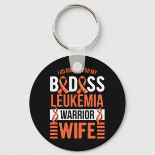 Chaveiro Design de Leucemia Aml Masculino Para Um Marido De